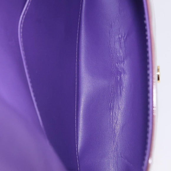 LOUIS VUITTON Monogram Vernis Thompson Street Bag Purple M91095 LV Auth BA14866