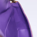 LOUIS VUITTON Monogram Vernis Thompson Street Bag Purple M91095 LV Auth BA14866-21