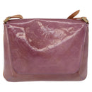 LOUIS VUITTON Monogram Vernis Thompson Street Bag Purple M91095 LV Auth BA14866-2