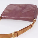 LOUIS VUITTON Monogram Vernis Thompson Street Bag Purple M91095 LV Auth BA14866-7