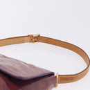 LOUIS VUITTON Monogram Vernis Thompson Street Bag Purple M91095 LV Auth BA14866-14