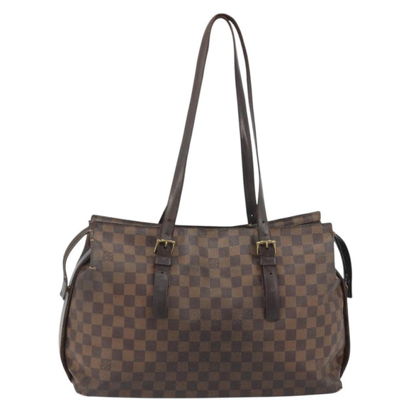 LOUIS VUITTON Damier Ebene Chelsea Tote Bag N51119 LV Auth BA14867