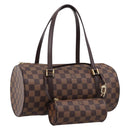 LOUIS VUITTON Damier Ebene Papillon 30 Hand Bag N51303 LV Auth BA14868V-1