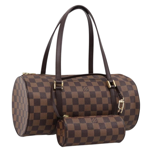 LOUIS VUITTON Damier Ebene Papillon 30 Hand Bag N51303 LV Auth BA14868V