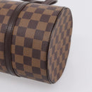 LOUIS VUITTON Damier Ebene Papillon 30 Hand Bag N51303 LV Auth BA14868V-12