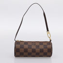 LOUIS VUITTON Damier Ebene Papillon 30 Hand Bag N51303 LV Auth BA14868V-20
