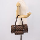 LOUIS VUITTON Damier Ebene Papillon 30 Hand Bag N51303 LV Auth BA14868V-24