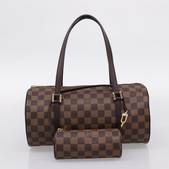LOUIS VUITTON Damier Ebene Papillon 30 Hand Bag N51303 LV Auth BA14868V