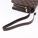 LOUIS VUITTON Damier Ebene Saint Louis Clutch Bag N51993 LV Auth BA14869-13