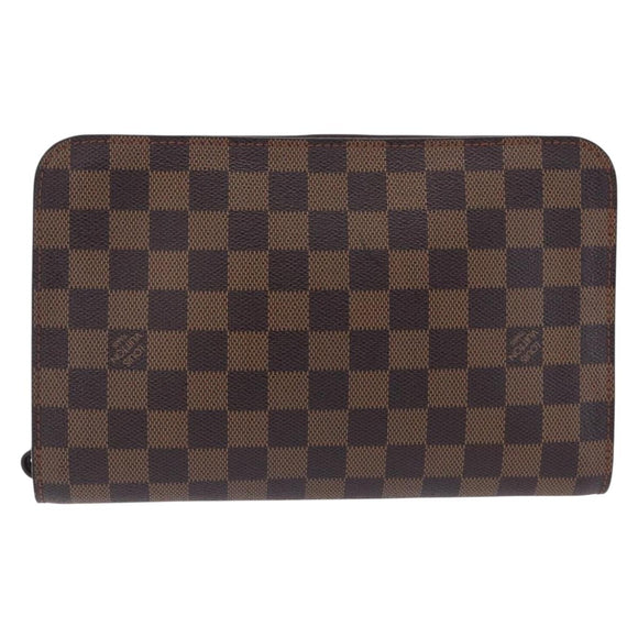 LOUIS VUITTON Damier Ebene Saint Louis Clutch Bag N51993 LV Auth BA14869
