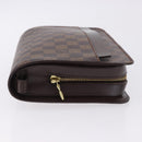 LOUIS VUITTON Damier Ebene Saint Louis Clutch Bag N51993 LV Auth BA14869-5