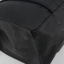MCM Vicetos Tote Bag PVC Leather Black Gold Tone Auth BA14872-13