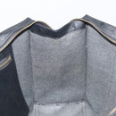 MCM Vicetos Tote Bag PVC Leather Black Gold Tone Auth BA14872-19