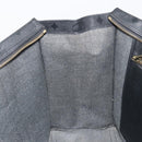 MCM Vicetos Tote Bag PVC Leather Black Gold Tone Auth BA14872-20