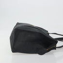 MCM Vicetos Tote Bag PVC Leather Black Gold Tone Auth BA14872-4