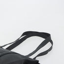 MCM Vicetos Tote Bag PVC Leather Black Gold Tone Auth BA14872-8