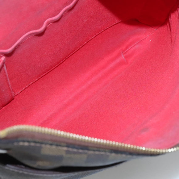 LOUIS VUITTON Damier Ebene Bloomsbury PM Shoulder Bag N42251 LV Auth BA1488