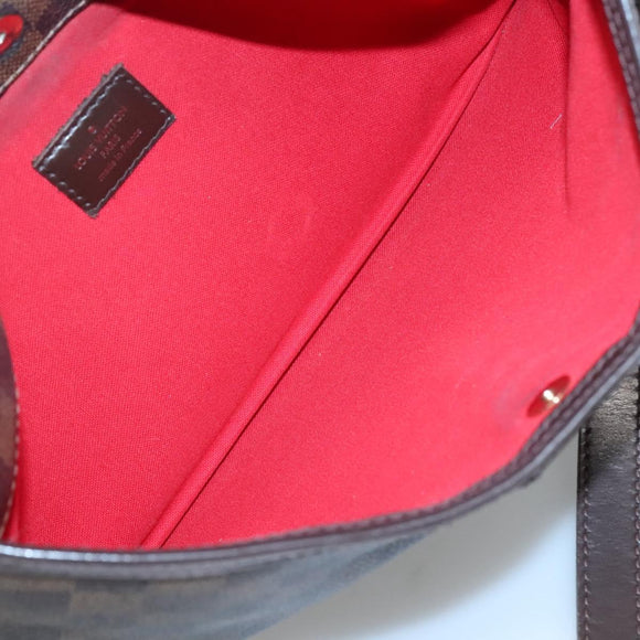 LOUIS VUITTON Damier Ebene Bloomsbury PM Shoulder Bag N42251 LV Auth BA1488