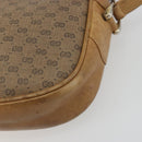 GUCCI Micro GG Shoulder Bag PVC Leather Beige Gold Tone 26 001 3628 Auth BA14880-12
