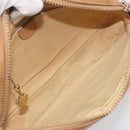 GUCCI Micro GG Shoulder Bag PVC Leather Beige Gold Tone 26 001 3628 Auth BA14880-17