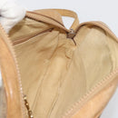 GUCCI Micro GG Shoulder Bag PVC Leather Beige Gold Tone 26 001 3628 Auth BA14880-18