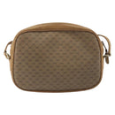GUCCI Micro GG Shoulder Bag PVC Leather Beige Gold Tone 26 001 3628 Auth BA14880-3