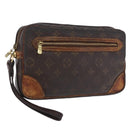LOUIS VUITTON Monogram Marly Dragonne GM Clutch Bag M51825 LV Auth BA14882-1