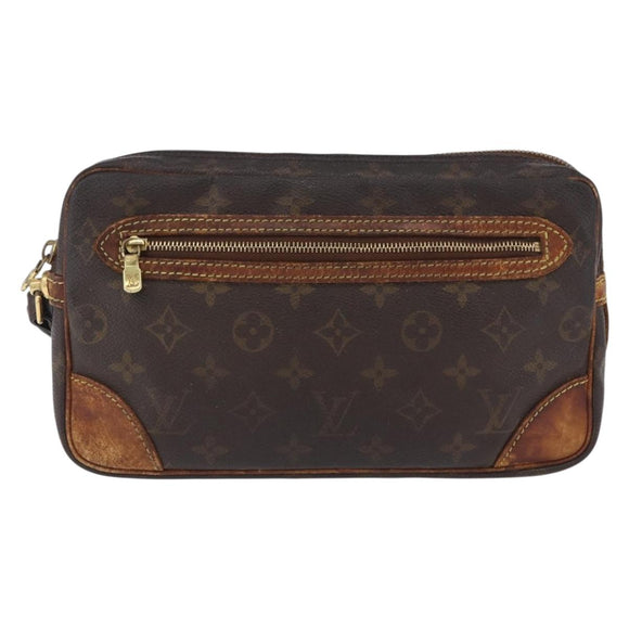 LOUIS VUITTON Monogram Marly Dragonne GM Clutch Bag M51825 LV Auth BA14882