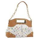 LOUIS VUITTON Monogram Multicolor Judy MM Hand Bag White M40255 LV Auth BA14883V-1