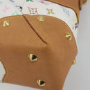 LOUIS VUITTON Monogram Multicolor Judy MM Hand Bag White M40255 LV Auth BA14883V-14