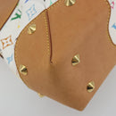 LOUIS VUITTON Monogram Multicolor Judy MM Hand Bag White M40255 LV Auth BA14883V-15