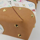 LOUIS VUITTON Monogram Multicolor Judy MM Hand Bag White M40255 LV Auth BA14883V-16