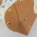 LOUIS VUITTON Monogram Multicolor Judy MM Hand Bag White M40255 LV Auth BA14883V-9
