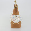 LOUIS VUITTON Monogram Multicolor Judy MM Hand Bag White M40255 LV Auth BA14883V-3