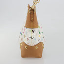 LOUIS VUITTON Monogram Multicolor Judy MM Hand Bag White M40255 LV Auth BA14883V-4