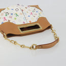 LOUIS VUITTON Monogram Multicolor Judy MM Hand Bag White M40255 LV Auth BA14883V-7