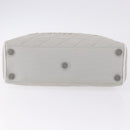 CHANEL Sports Hand Bag Canvas Gray Silver CC Auth BA14884A-10