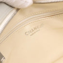 CHANEL Sports Hand Bag Canvas Gray Silver CC Auth BA14884A-16