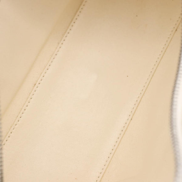 CHANEL Sports Hand Bag Canvas Gray Silver CC Auth BA14884A