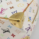 LOUIS VUITTON Monogram Multicolor Trouville Hand Bag White M92663 Auth BA14885V-14