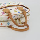 LOUIS VUITTON Monogram Multicolor Trouville Hand Bag White M92663 Auth BA14885V-7