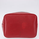 LOUIS VUITTON Epi Noe Shoulder Bag Black Red M44017 LV Auth BA14890A-6