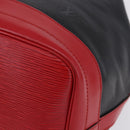LOUIS VUITTON Epi Noe Shoulder Bag Black Red M44017 LV Auth BA14890A-15