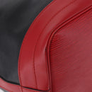 LOUIS VUITTON Epi Noe Shoulder Bag Black Red M44017 LV Auth BA14890A-16