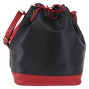 LOUIS VUITTON Epi Noe Shoulder Bag Black Red M44017 LV Auth BA14890A-13