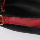 LOUIS VUITTON Epi Noe Shoulder Bag Black Red M44017 LV Auth BA14890A-5