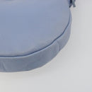 Salvatore Ferragamo Vara Ribbon Shoulder Bag Leather Blue Silver Auth BA14892-10