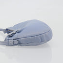 Salvatore Ferragamo Vara Ribbon Shoulder Bag Leather Blue Silver Auth BA14892-5