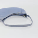 Salvatore Ferragamo Vara Ribbon Shoulder Bag Leather Blue Silver Auth BA14892-7