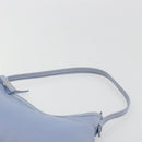 Salvatore Ferragamo Vara Ribbon Shoulder Bag Leather Blue Silver Auth BA14892-8